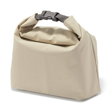 Adjustable Roll-Top Lunch Bag Beige - Large MUJI