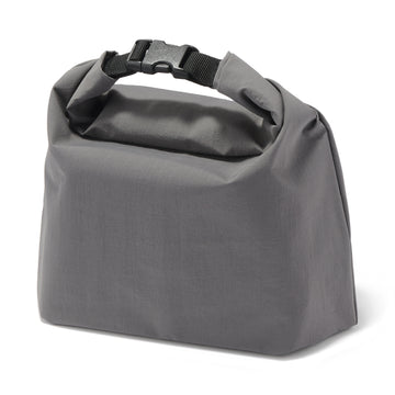 Adjustable Roll-Top Lunch Bag Grey - Large MUJI