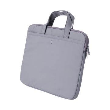 Parachute Cloth Wide Laptop Bag - Grey MUJI