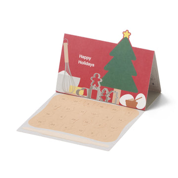 Fun-to-Flip Countdown Card - Cookies MUJI