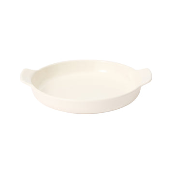 Stoneware Plate (Dia. 17 cm) - Off White MUJI