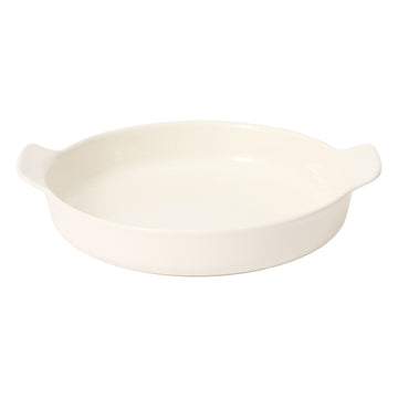 Stoneware Plate (Dia. 21.2 cm) - Off White MUJI