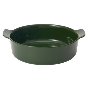 Stoneware Bowl (Dia. 20.9 cm) - Dark Green MUJI