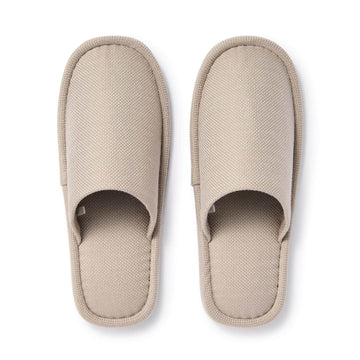 Either-Foot Slippers Beige MUJI