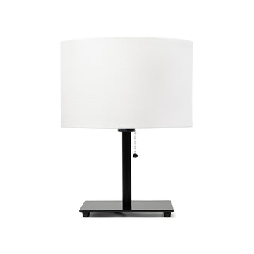 Steel Table Lamp with Oval Shade MUJI