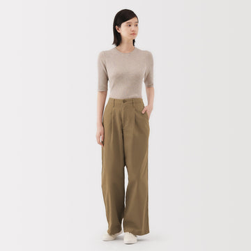 Chino Darted Wide Pants MUJI