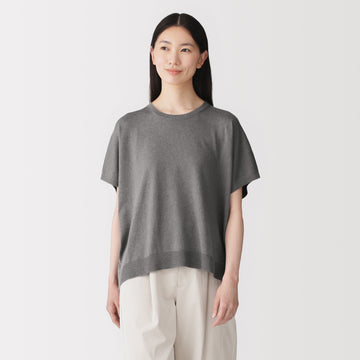 Lyocell Blend Wide Sweater MUJI