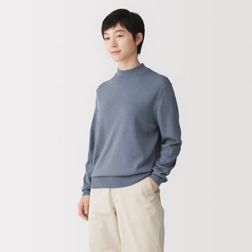 Wool Mockneck Sweater MUJI