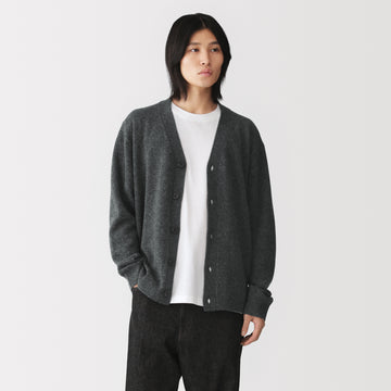 Wool V-Neck Cardigan MUJI