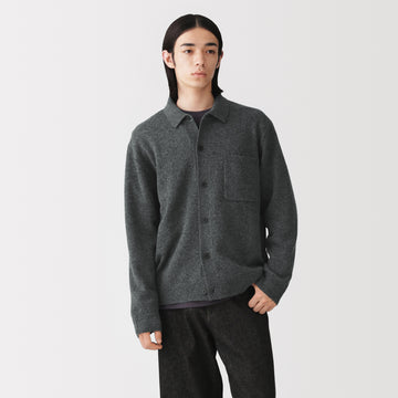 Wool Shirt Cardigan MUJI
