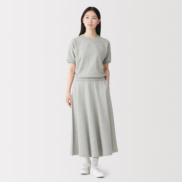 Sweatshirt Flared Skirt MUJI