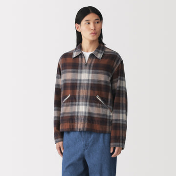 Flannel Zip Blouson MUJI