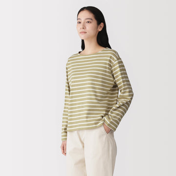 Heavyweight Cotton Boatneck T-Shirt MUJI