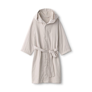 Cotton Gauze Pile Bathrobe Beige MUJI