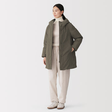 Water Repellent Down Mid-Length Coat MUJI