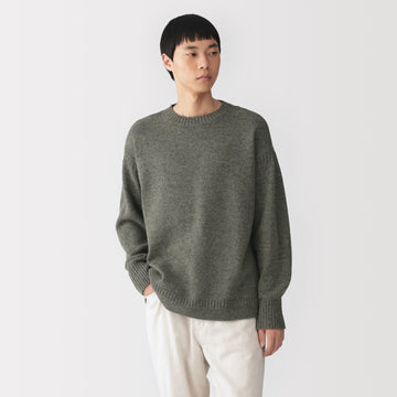 Andes Wool Crewneck Sweater MUJI