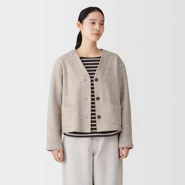 #WK37 Wool Jersey V-Neck Cardigan BC2TJ26A (INCOMPLETE) MUJI