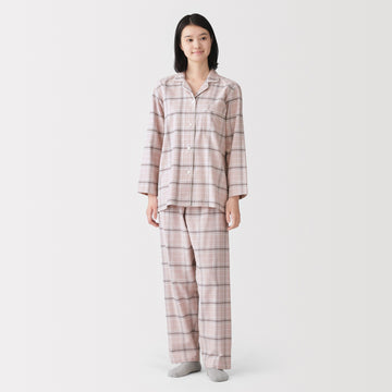 Side Seamless Flannel Pajamas MUJI