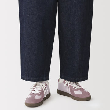 Soft Insole Combination Sneakers - Smoky Pink MUJI
