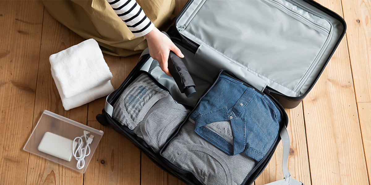 Hard Carry Suitcase with garment cases