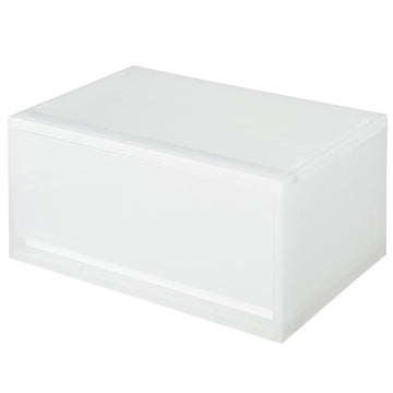 Polypropylene Storage Case Wide Drawer - Deep (W37 x D26 x H17.5 cm) MUJI