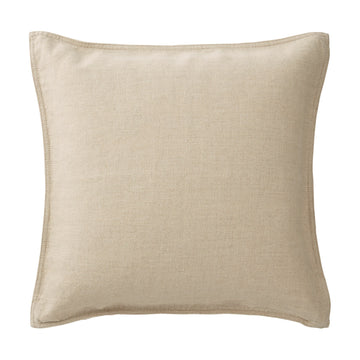 French Linen Washed Cushion Cover Ecru MUJI