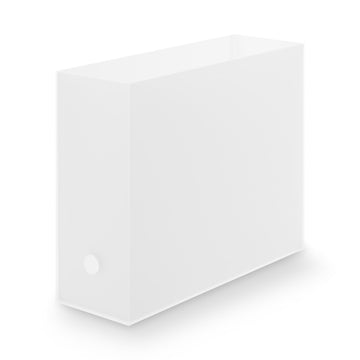 Polypropylene File Box A4 Frosted MUJI