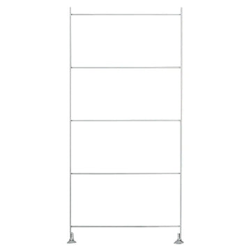 SUS Shelving Unit Additional Frame for Light Grey - Small (H83 cm) Default Title MUJI