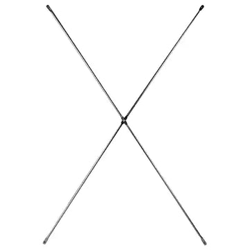 SUS Shelving Unit Stainless Steel Cross Bar - Wide (84 cm) MUJI