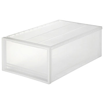Polypropylene Storage Case Clothes Drawer (W40 x D65 cm) Medium (W40 x D65 x H24 cm) MUJI