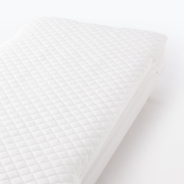 Polyester Bed Pad with Elastic - Double MUJI