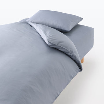 Lyocell Duvet Cover Blue MUJI