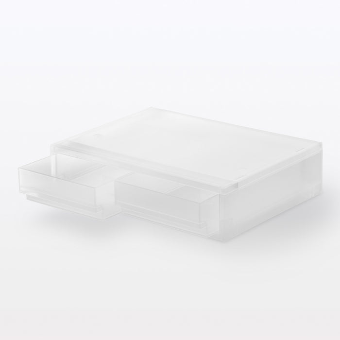 Storage Case Wide Polypropylene Extra Shallow Storage Case Wide Drawer | MUJI Canada
