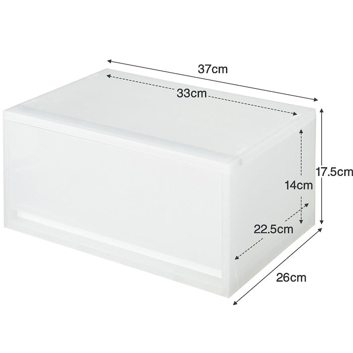 Storage Case Wide Polypropylene Storage Case Drawer Wide Deep | MUJI Canada