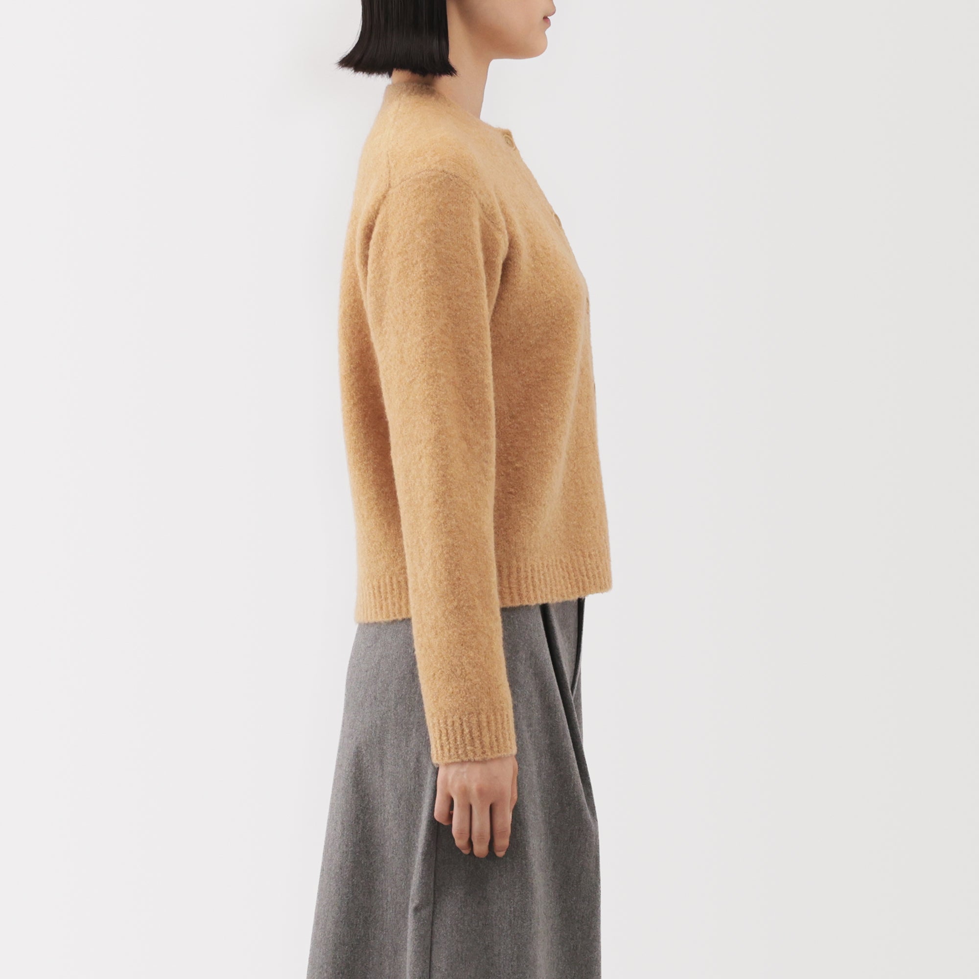 Wool Boucle Cardigan