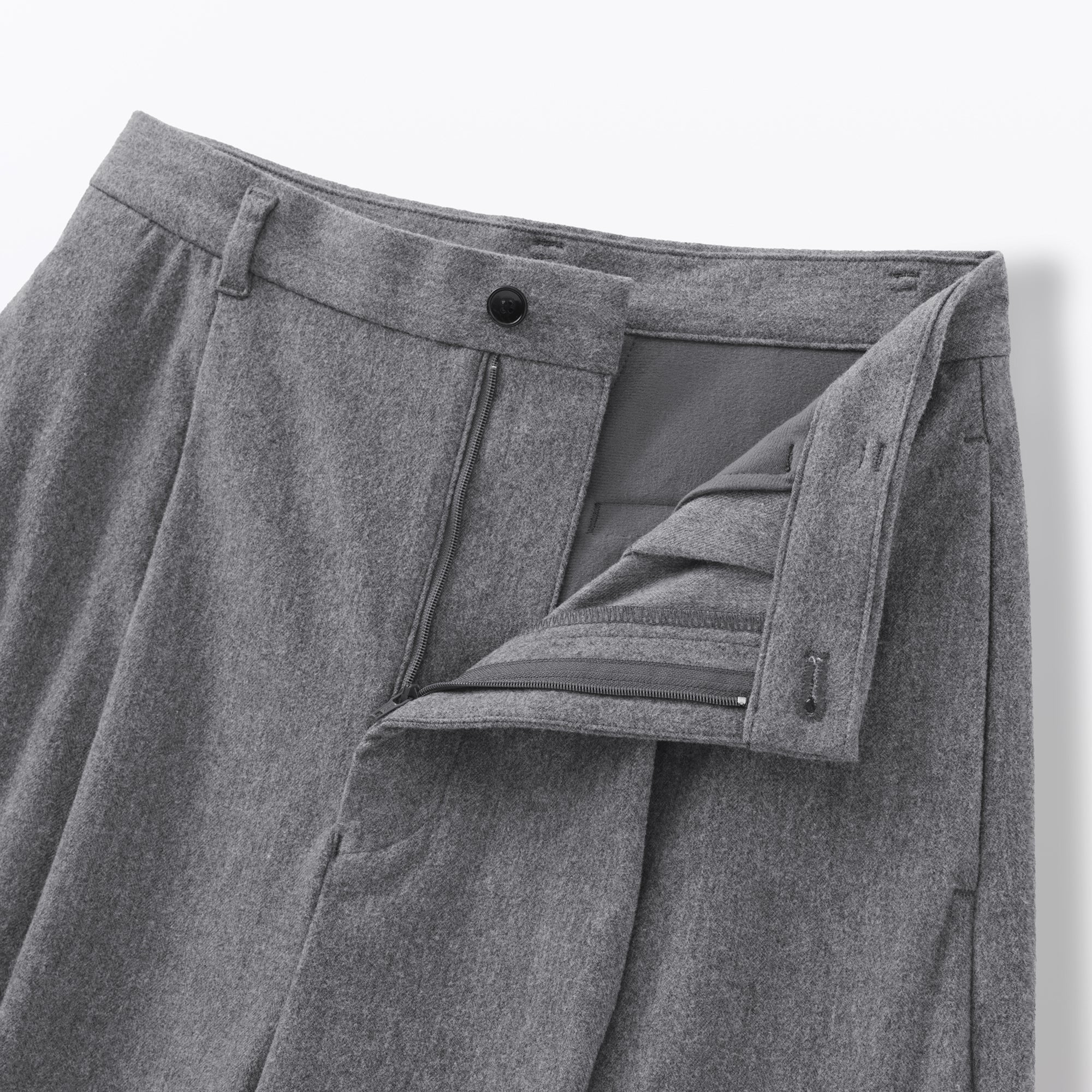 Brushed Cropped Pants