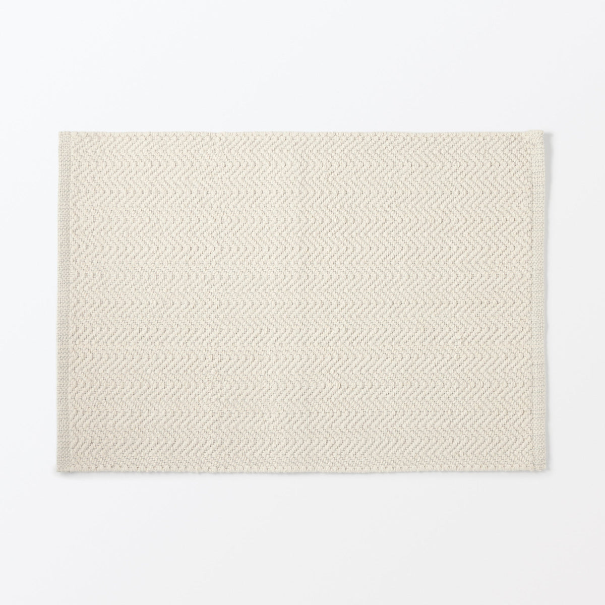 ラグ　Hand Woven LOGO Rug - small Cotton Hand Woven Floor Mat | Indoor Rugs | MUJI Canada