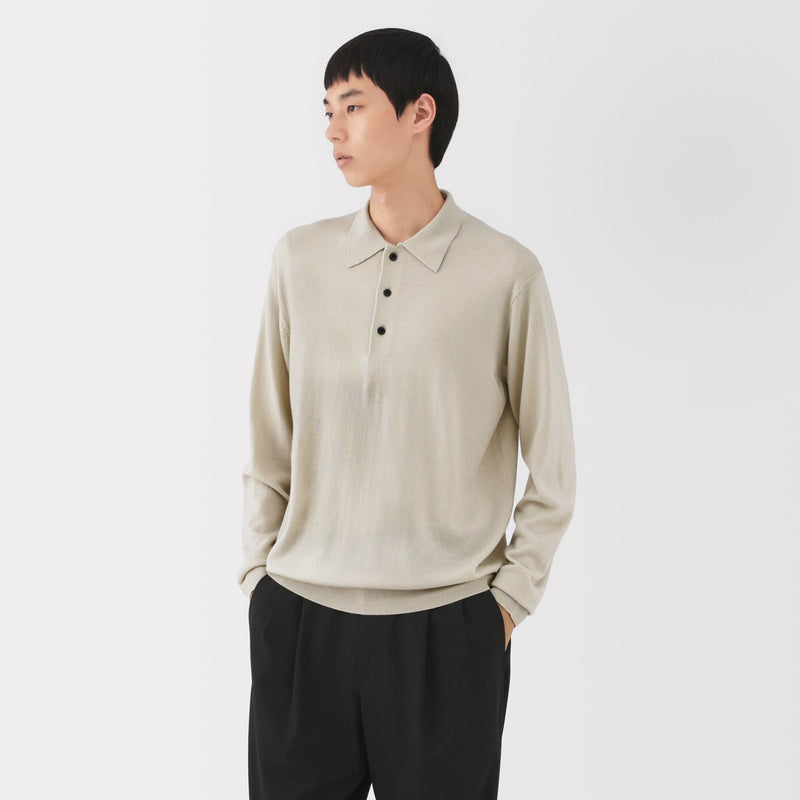Wool Polo Shirt MUJI