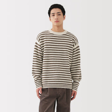 Andes Wool Crew Neck Sweater MUJI
