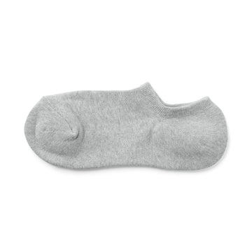 Pile Sneaker Socks Grey 23-25cm (US W7-9 M5-7.5) MUJI