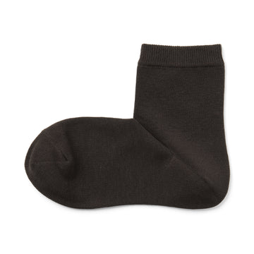 Loose Top Short Socks Coffee Brown MUJI
