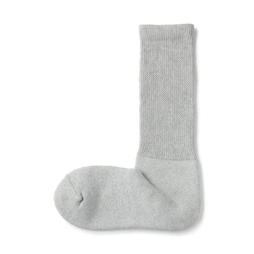 Loose Top Pile Socks Grey 25-27cm (US W9-11 M7.5-10) MUJI