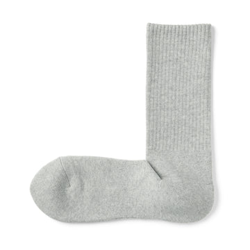Pile Socks Grey 25-27cm (US W9-11 M7.5-10) MUJI