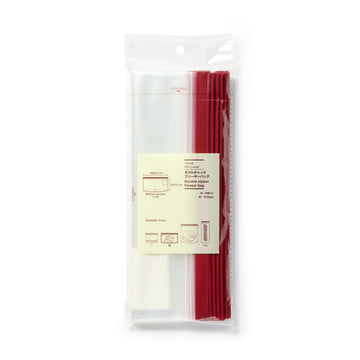 Double Zipper Freezer Bag - Medium (18 Pack) MUJI