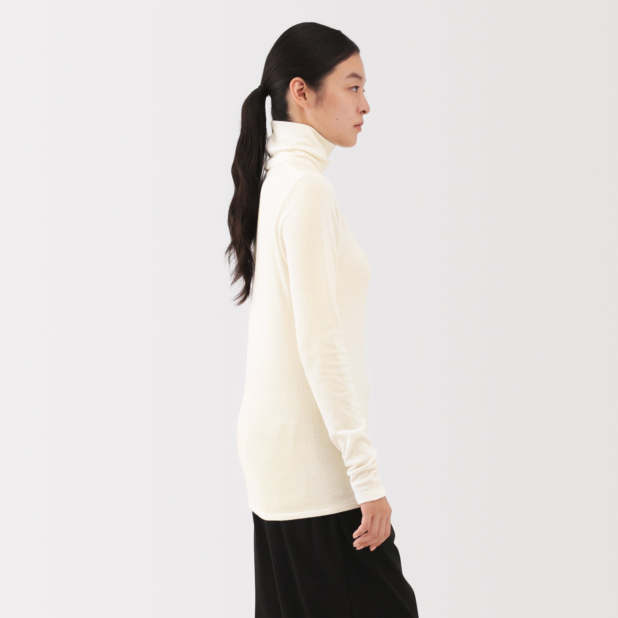 Labo Cotton Cashmere Turtleneck T-Shirt
