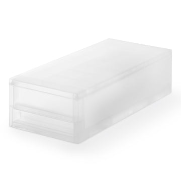 Polypropylene Drawer - Shallow (W18 x D40 x H11 cm) MUJI