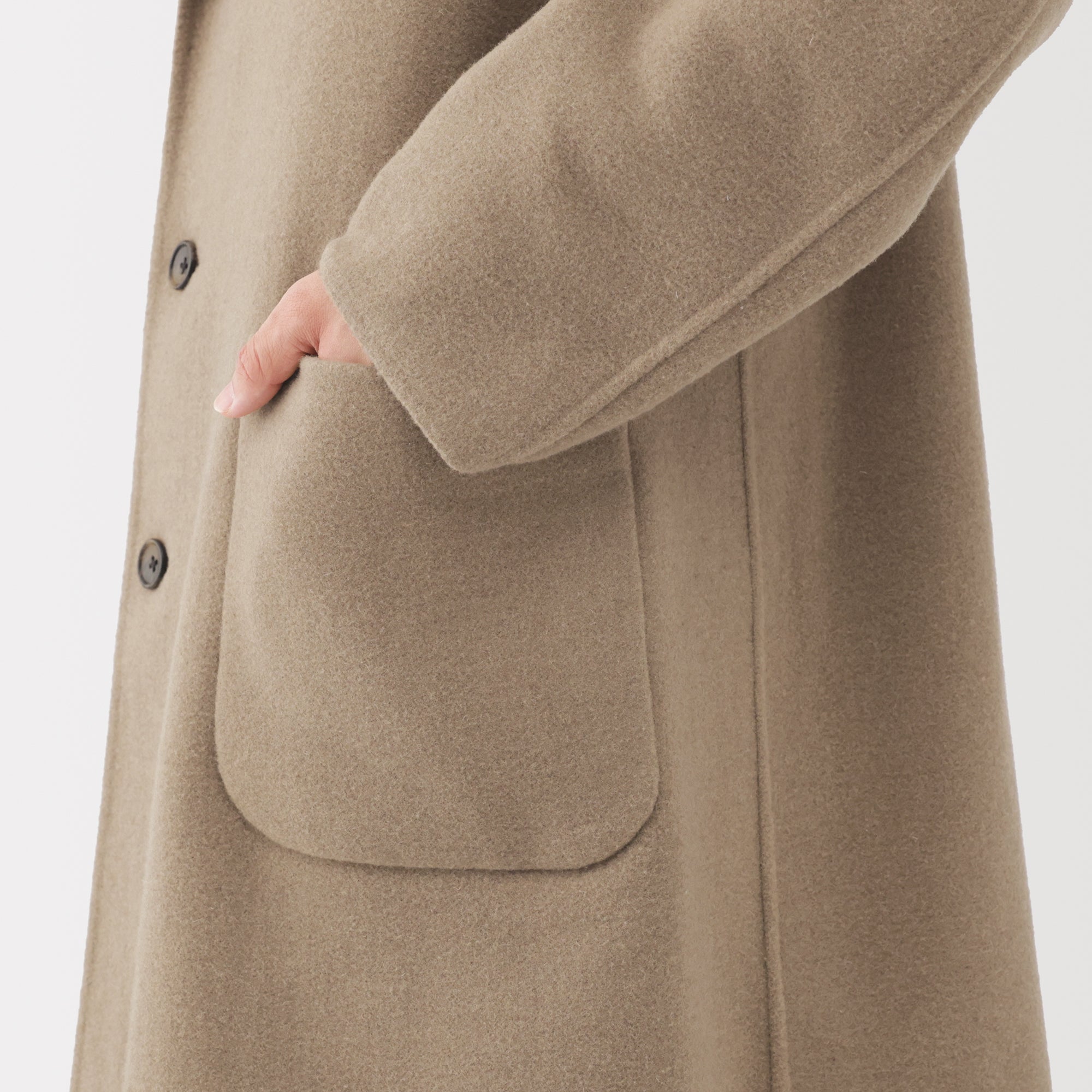 Wool Blend Chester Coat
