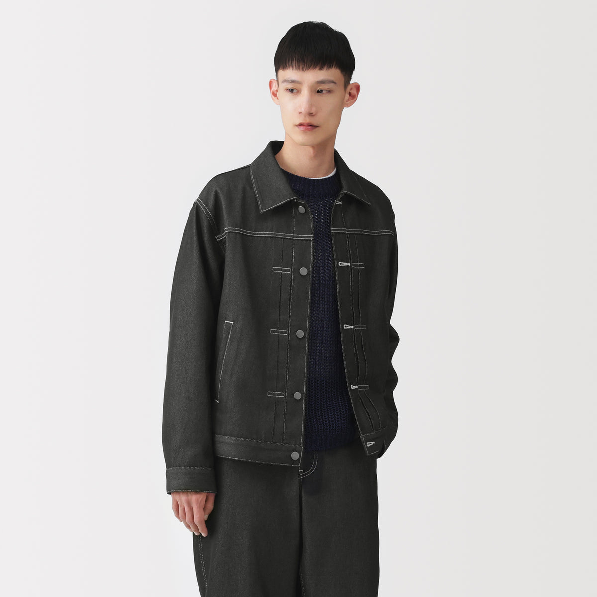 Labo Recycled Denim Jacket | Men's Outerwear | MUJI Canada