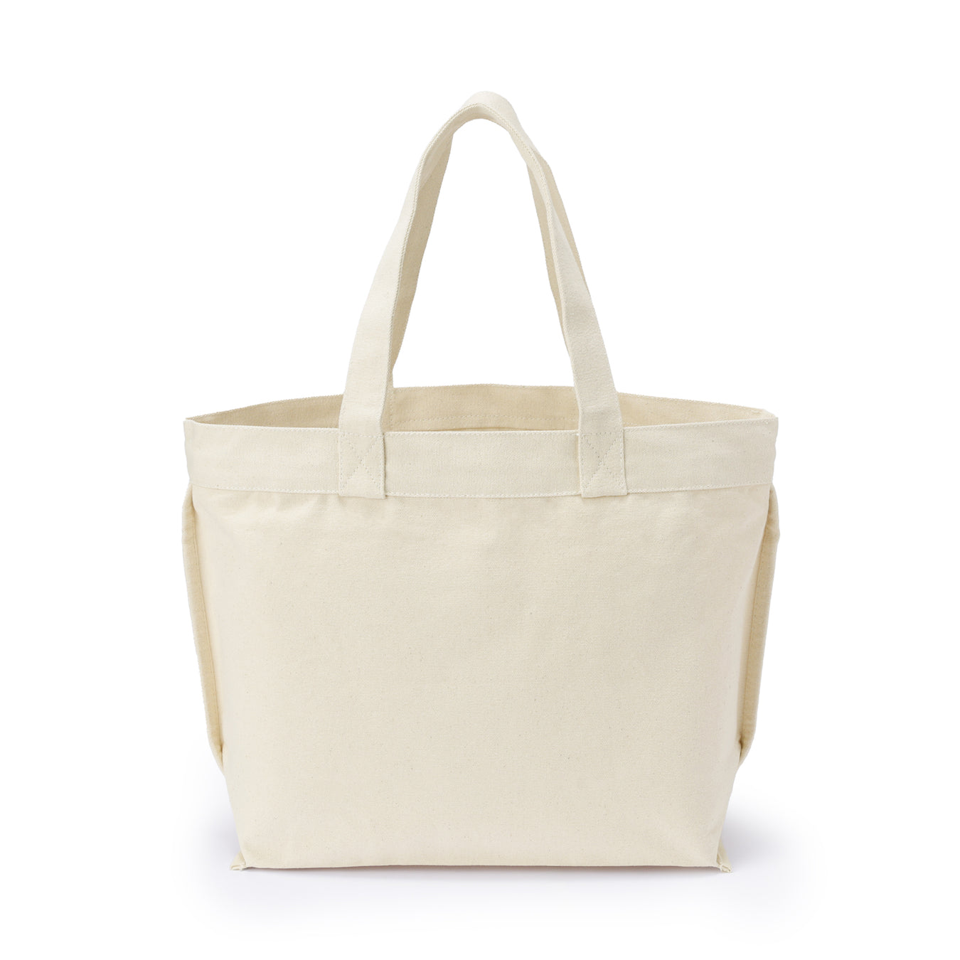 Canvas Wide Tote Bag Natural MUJI