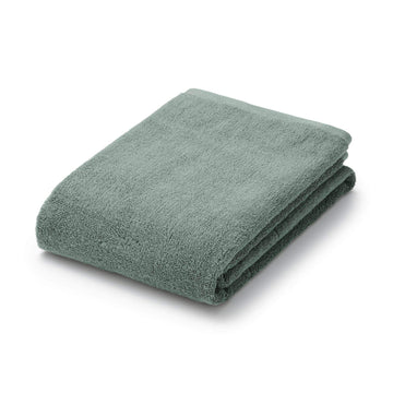 Twin Pile Bath Towel - Green MUJI